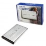 Carcasa hard disc laptop 2.5'' SATA - USB2, Aluminu, argintiu, LogiLink UA0041A